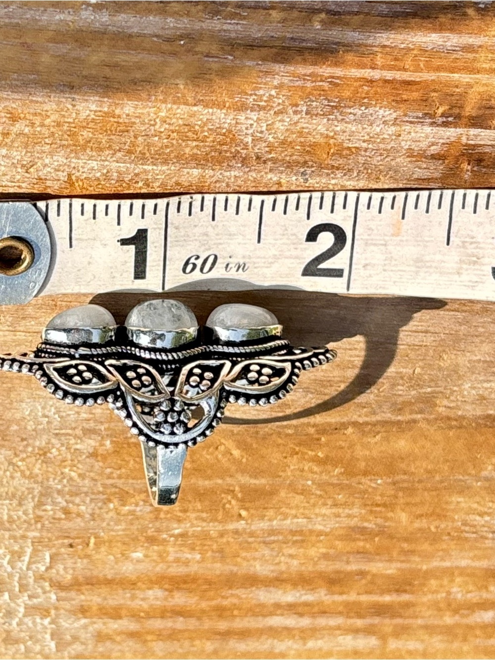 NEW! Moonstone Statement Ring - Picture 13 of 14